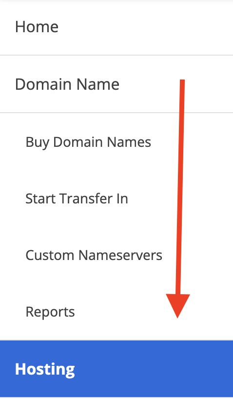 Selecting Bluehost hosting