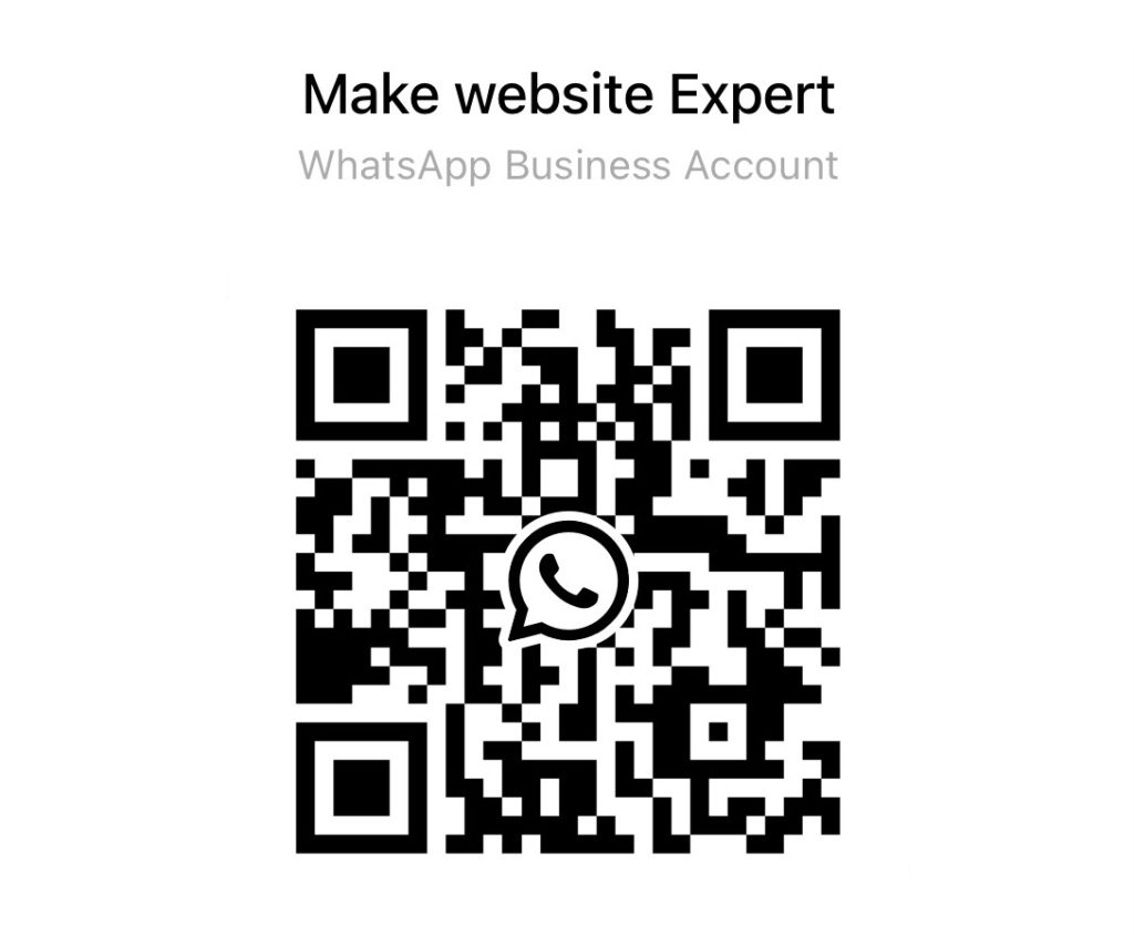 makewebsiteexpert WhatsApp business account