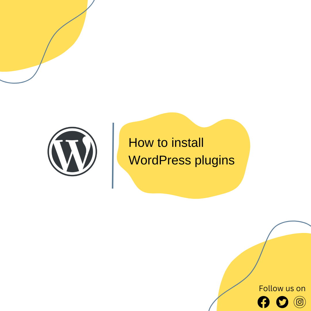 How to Install WordPress plugin