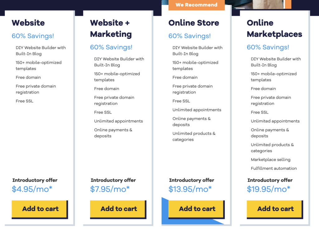 Hostgator Website builder plan  pricing 