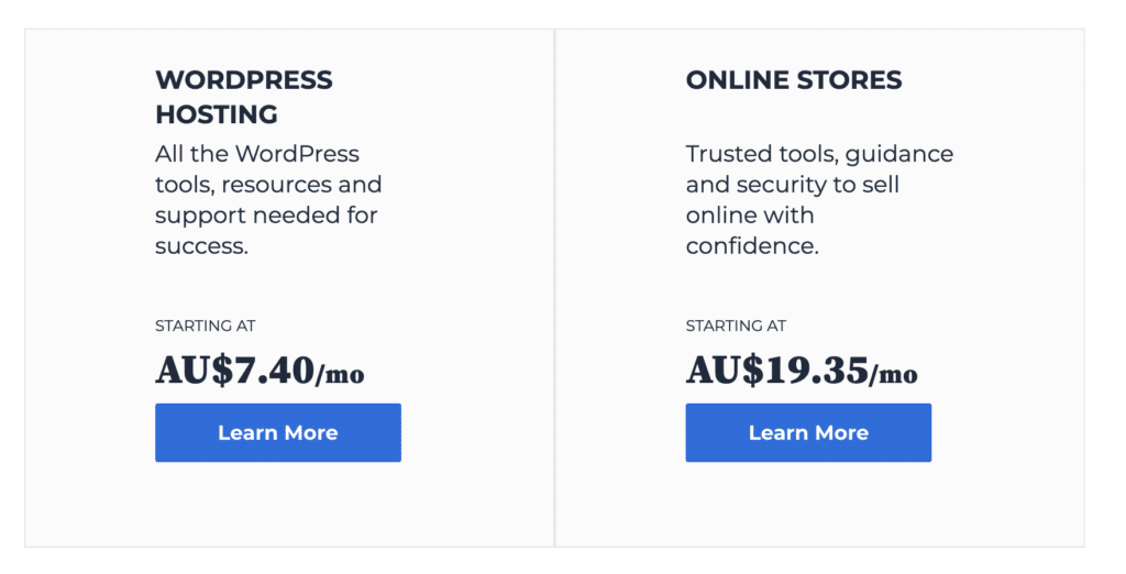 Bluehost WordPress plan pricing 