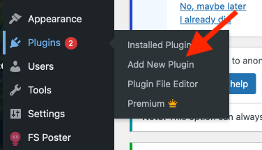 Add new WordPress plugin